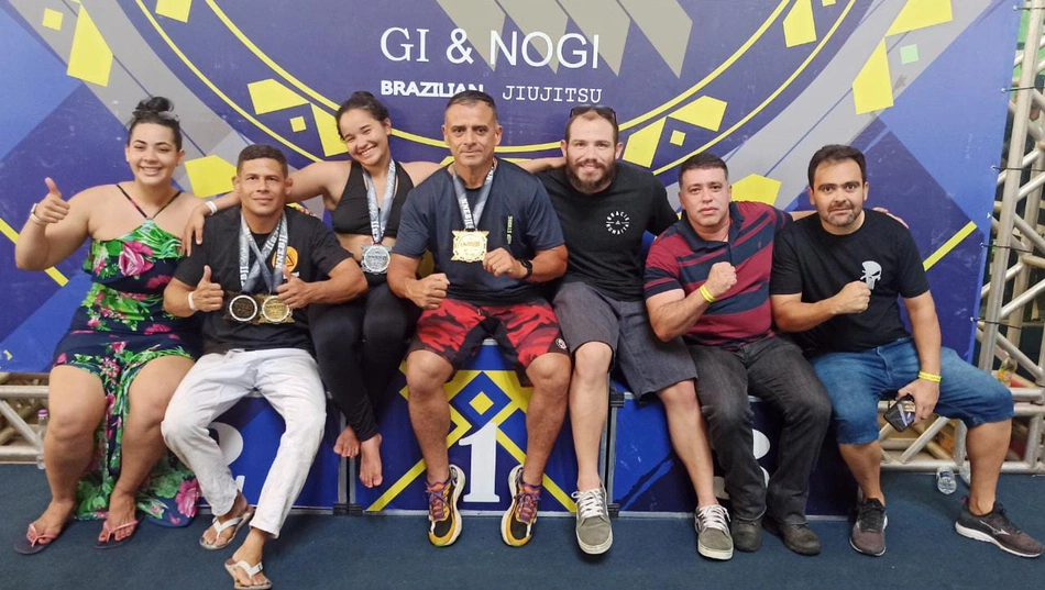 Sargento Everson Andrade em Campeonato de Jiu-jitsu