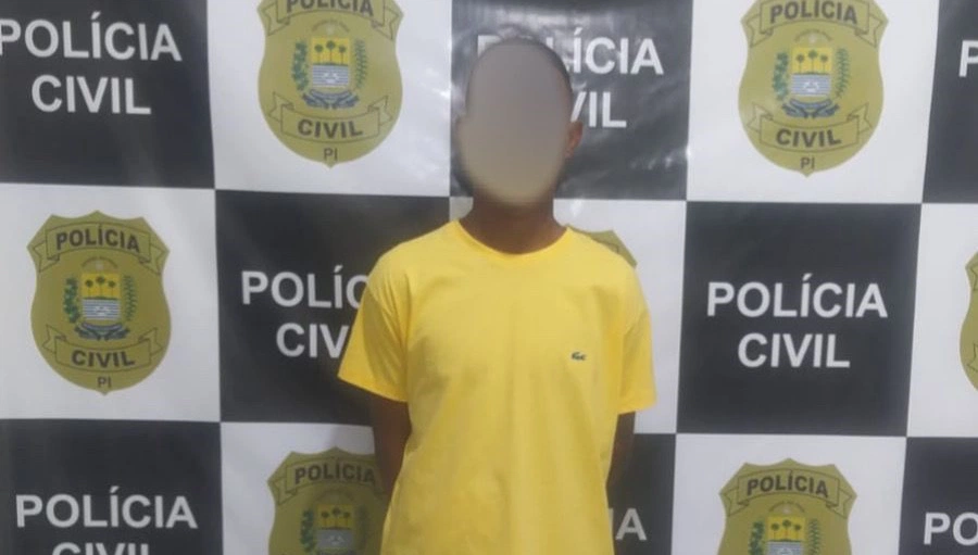 Homem é preso suspeito de roubar motocicleta na zona Norte de Teresina.