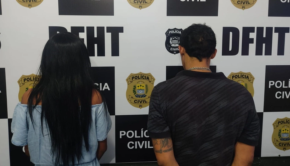 Polícia Civil prende casal em Piripiri.