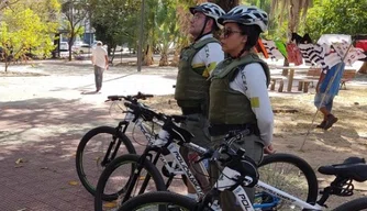 Ciclopatrulhamento prende suspeito de tráfico no Centro de Teresina.