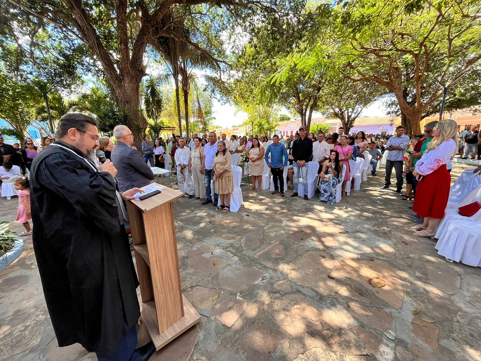 Casamento comunitário em Pedro II.