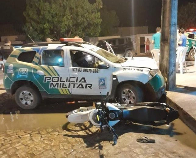 PM prende suspeito de roubo e recupera motocicleta em Altos