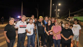 Dr Pessoa participa de entrega da iluminação Avenida Presidente Kennedy.