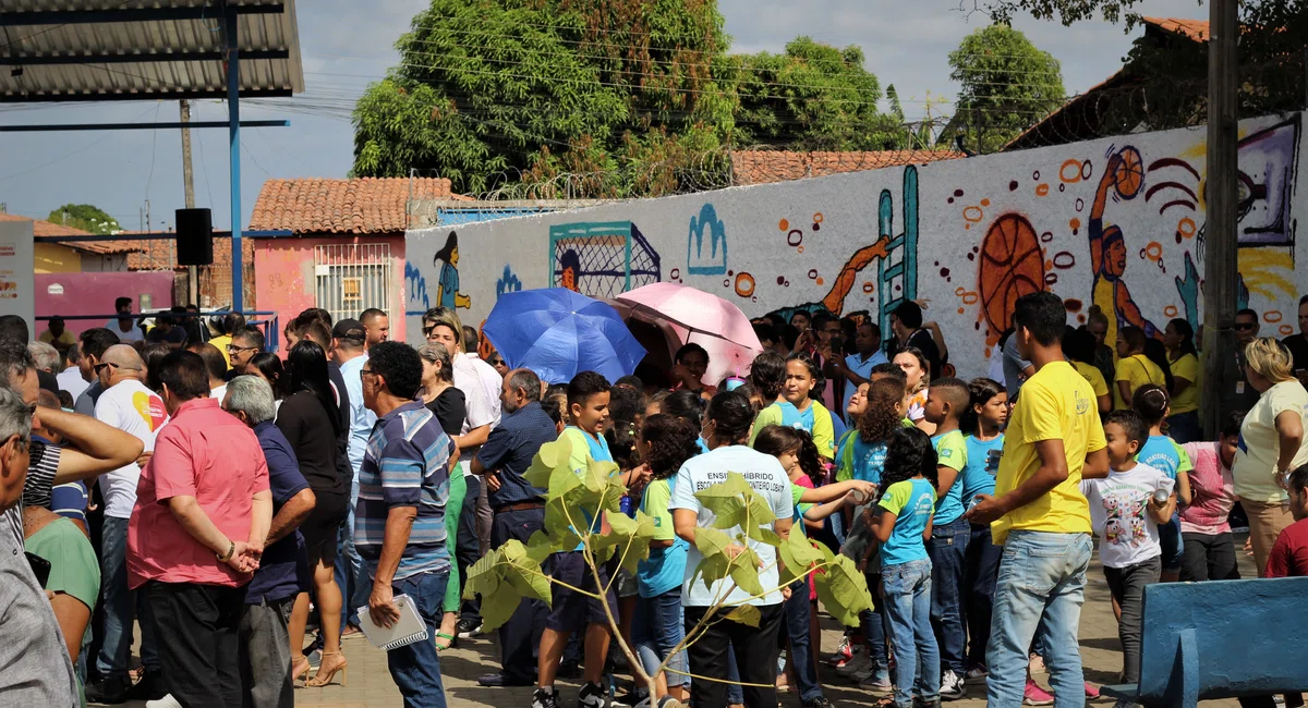 Entrega da praça José Vieira Neto