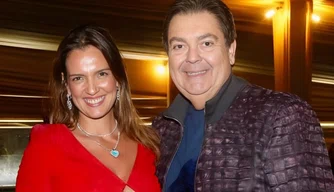 Faustão e Esposa Luciana Cardoso