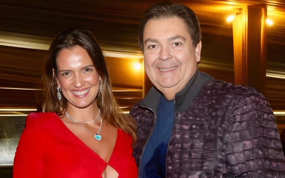 Faustão e Esposa Luciana Cardoso