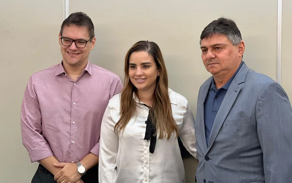 Bárbara do Firmino em reunião no TCE-PI