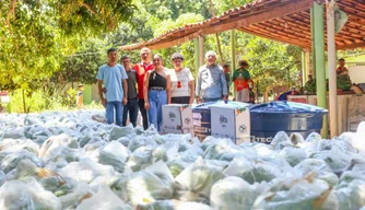 Mais de 13 toneladas de toneladas de alimentos são entregues em Pedro II