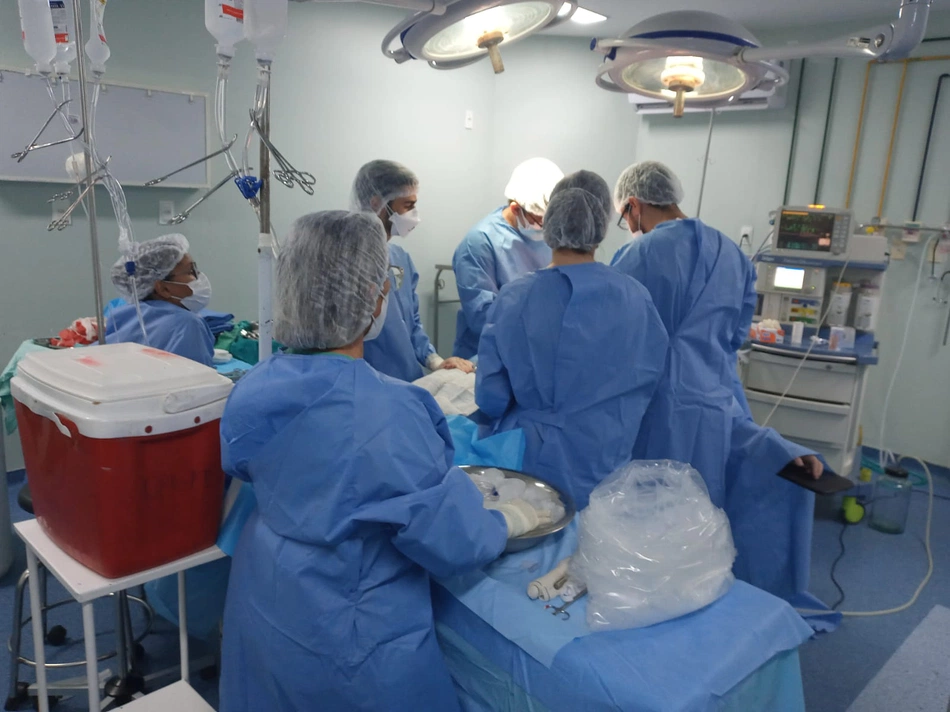 Transplante realizado no Hospital Getúlio Vargas