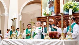 Celebração na Igreja São Benedito