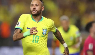 Neymar em partida contra a Bolívia, nessa sexta-feira (08)