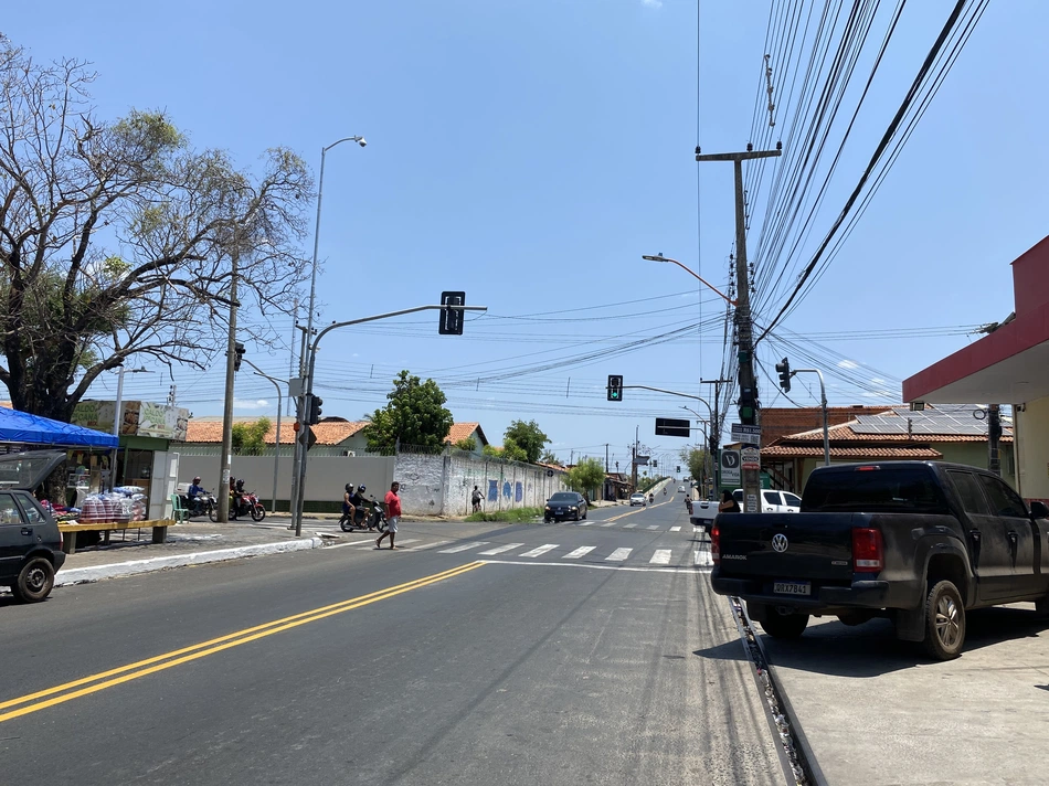 Strans realiza interdição no bairro Poti Velho em Teresina