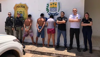 Polícia prende trio suspeito de tráfico de drogas em Luzilândia