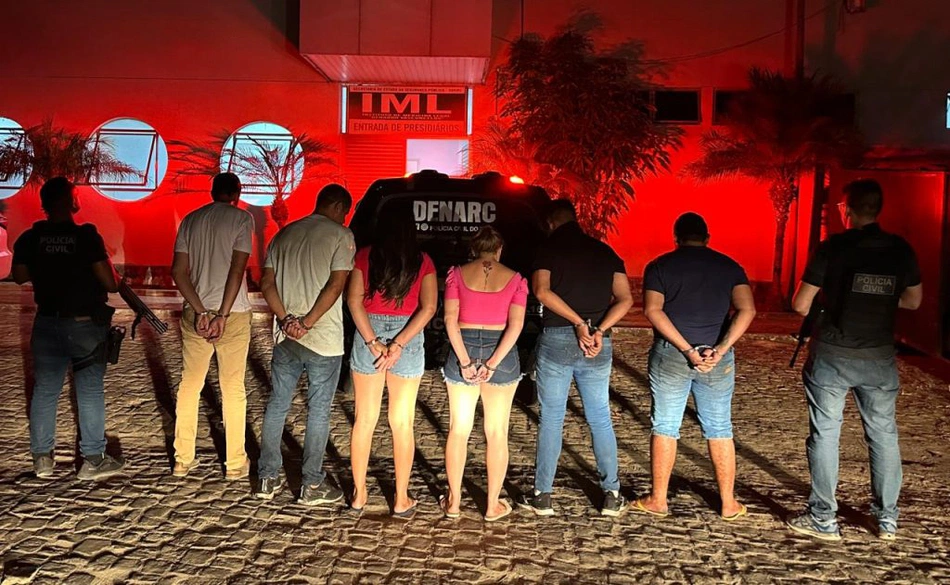 Grupo criminoso suspeito de tráfico de drogas que atuava no Piauí e Maranhão.