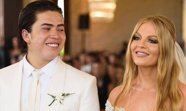 Luísa Sonza e Whindersson Nunes durante casamento