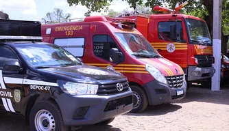 Viaturas policiais do Piauí