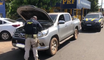 Carro com identificação clonada