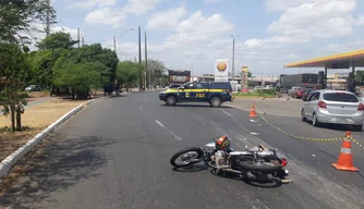 Acidente na PI 316 em Teresina.