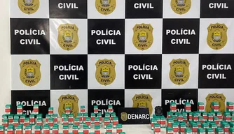 Drogas apreendidas em operação da Polícia Civil