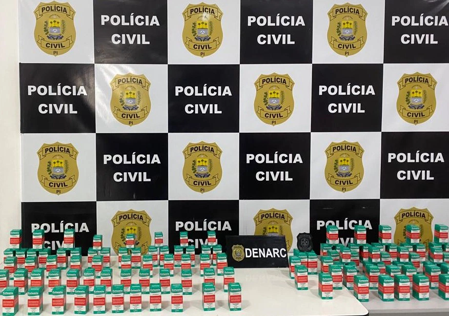 Drogas apreendidas em operação da Polícia Civil