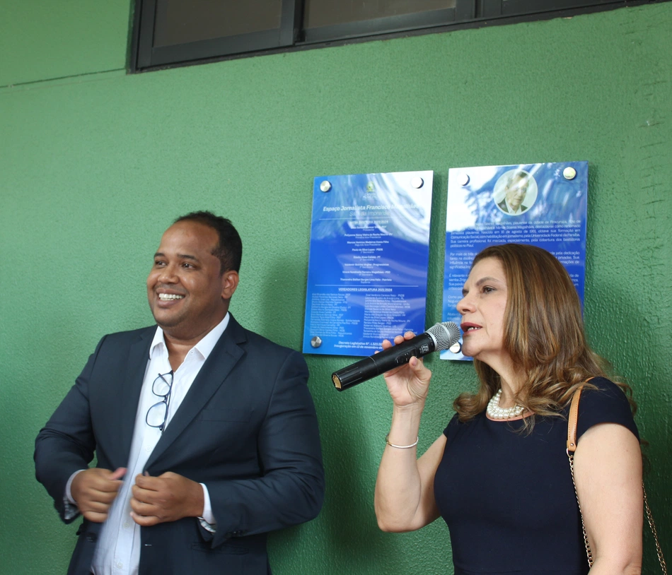 Inauguração da sala de imprensa na Câmara Municipal de Teresina.