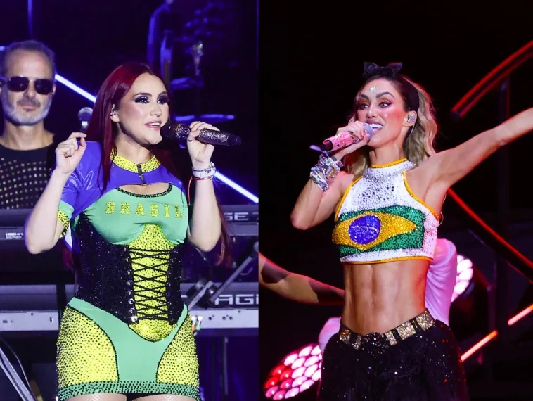 Dulce Maria e Anahí sobem ao palco doentes