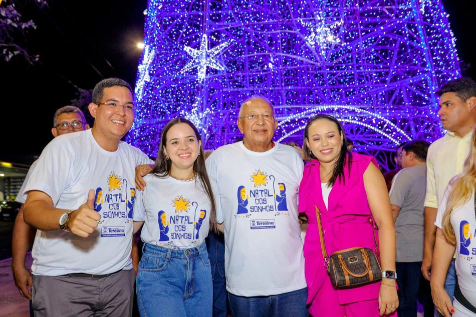 Inauguração da decoração de Natal