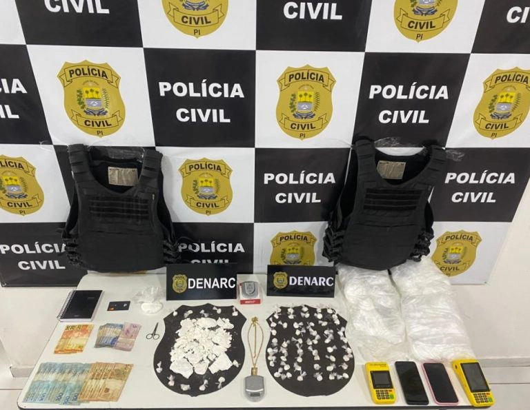 Polícia Civil prende suspeito de tráfico de drogas em flagrante