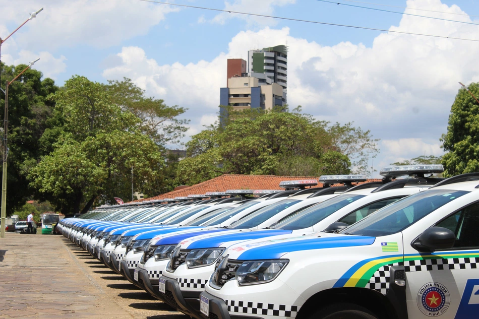 Viaturas da Polícia Militar do Piauí