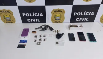 Drogas e armas apreendidas na zona Leste de Teresina