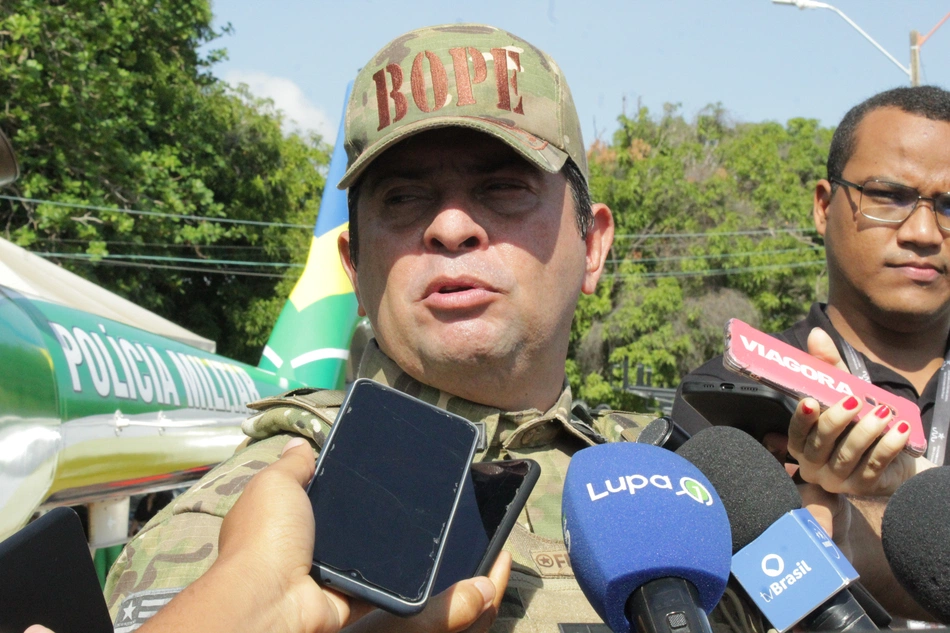 Scheiwann Lopes, comandante da Polícia Militar do Piauí