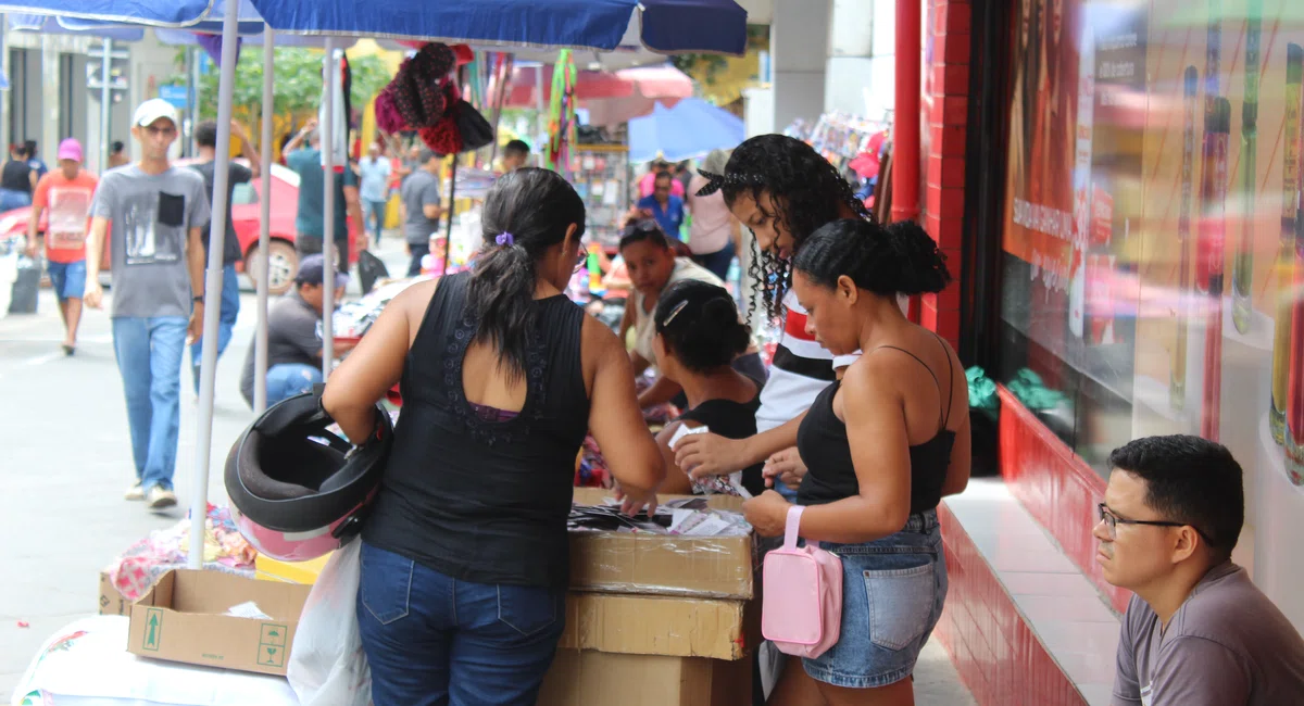 Centro de Teresina; véspera de Natal 2023