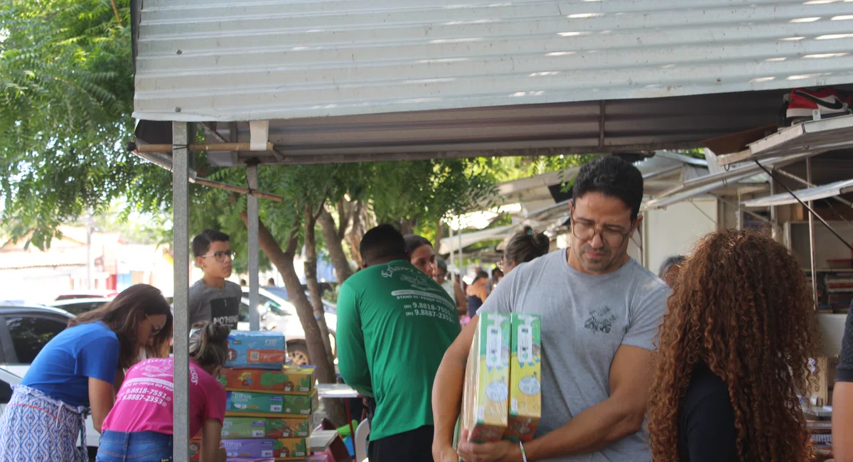 Feira de livros usados