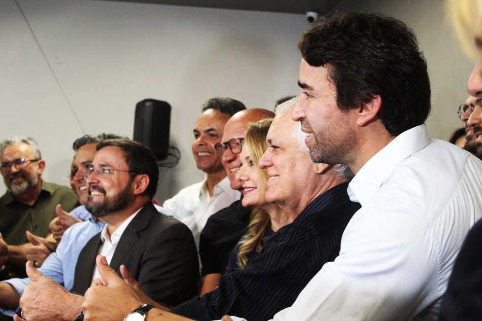 Marden Menezes oficializa apoio ao pré-candidato Fábio Novo.