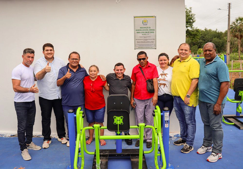 Inauguração da academia acessível