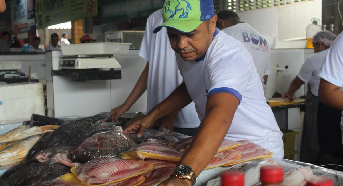 Mercado do peixe tem expectativa de aumento nas vendas na semana santa