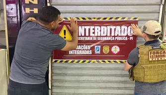 Interdição de lojas