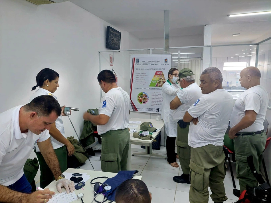 Evento saúde Polícia Militar