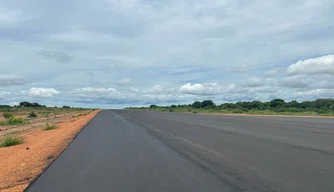 Obras do aeroporto de Uruçuí serão concluídas até junho.