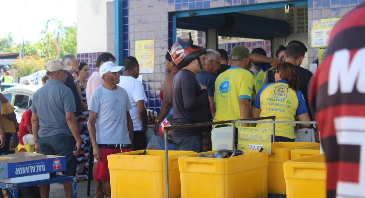 Vendas de peixe na semana santa