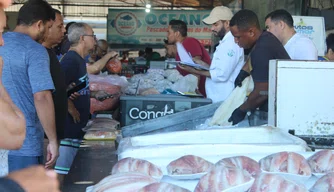 Vendas de peixe na semana santa