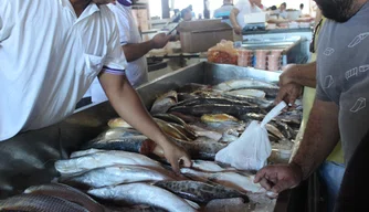 Vendas de peixe na semana santa