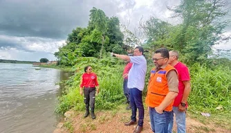 Defesa Civil monitora áreas atingidas pelas chuvas nos municípios Barras e Esperantina