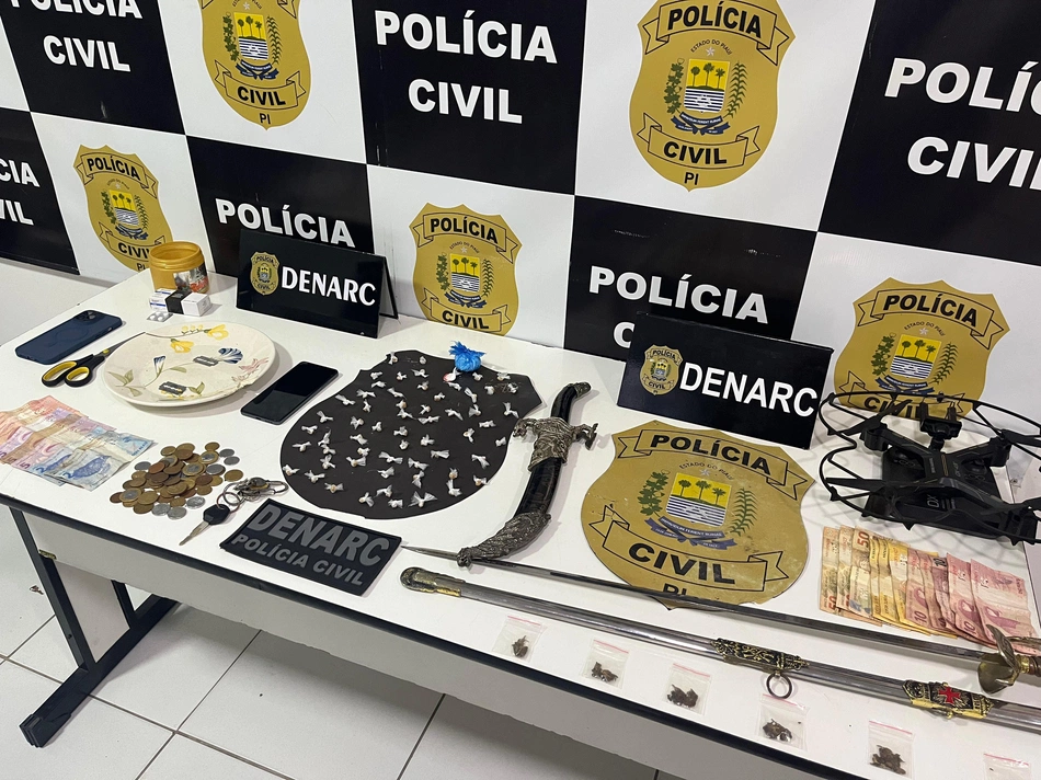 DENARC deflagra operação contra tráfico e cumpre mandados em Teresina