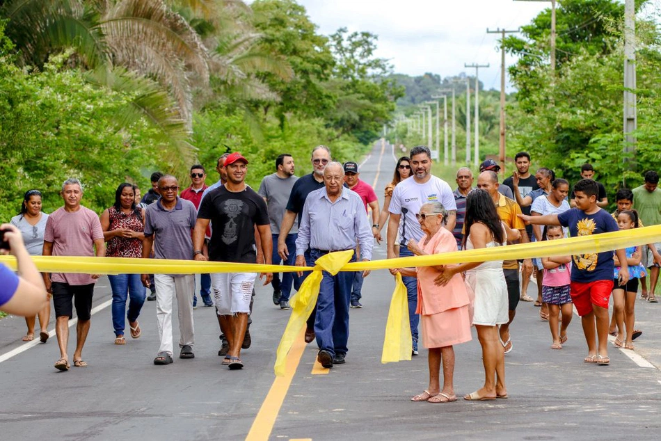 Inauguração da pavimentação asfáltica do TER 335