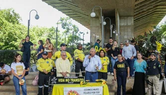 Lançamento da campanha Maio Amarelo