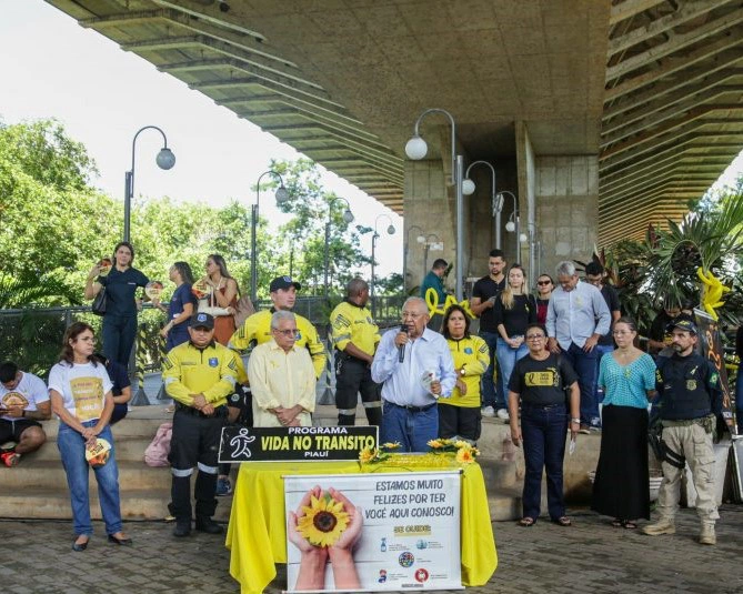 Lançamento da campanha Maio Amarelo