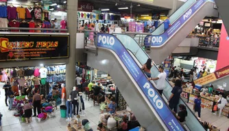 Vendas para o dia das mães no shopping da Cidade