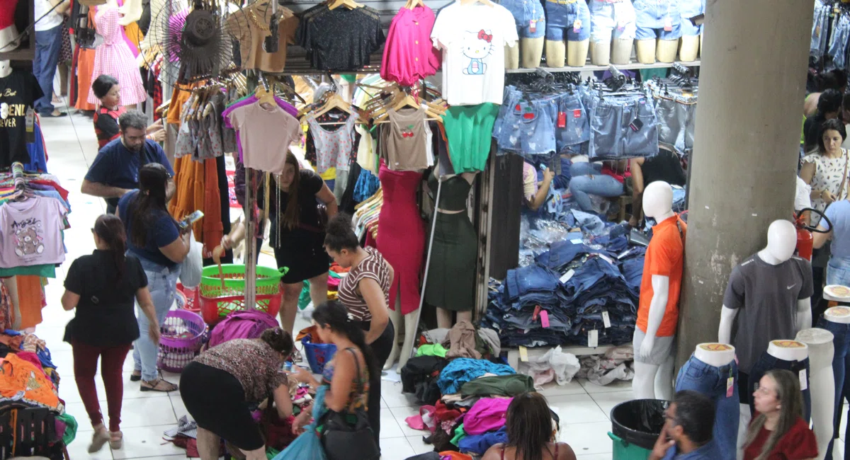 Vendas para o dia das mães no shopping da Cidade