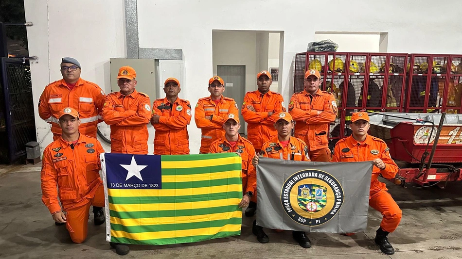 Bombeiros do Piauí chegam no estado do Rio Grande do Sul